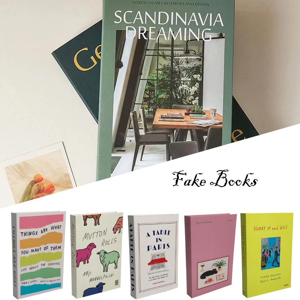 Photography Book - Moda decoração de casa livros falsos