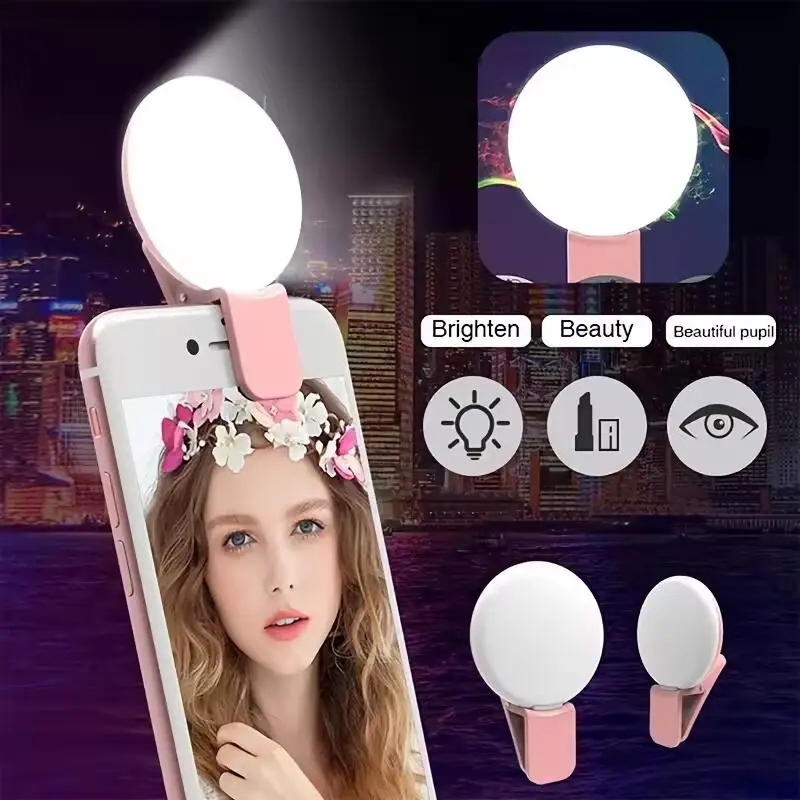 Photography Videos Free - Mini Ring Light Portátil para Selfie,