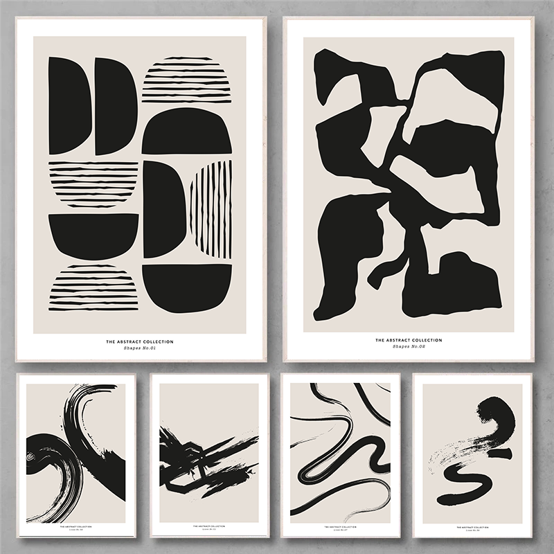 Photography Design - Arte de Parede Abstrata Minimalista com