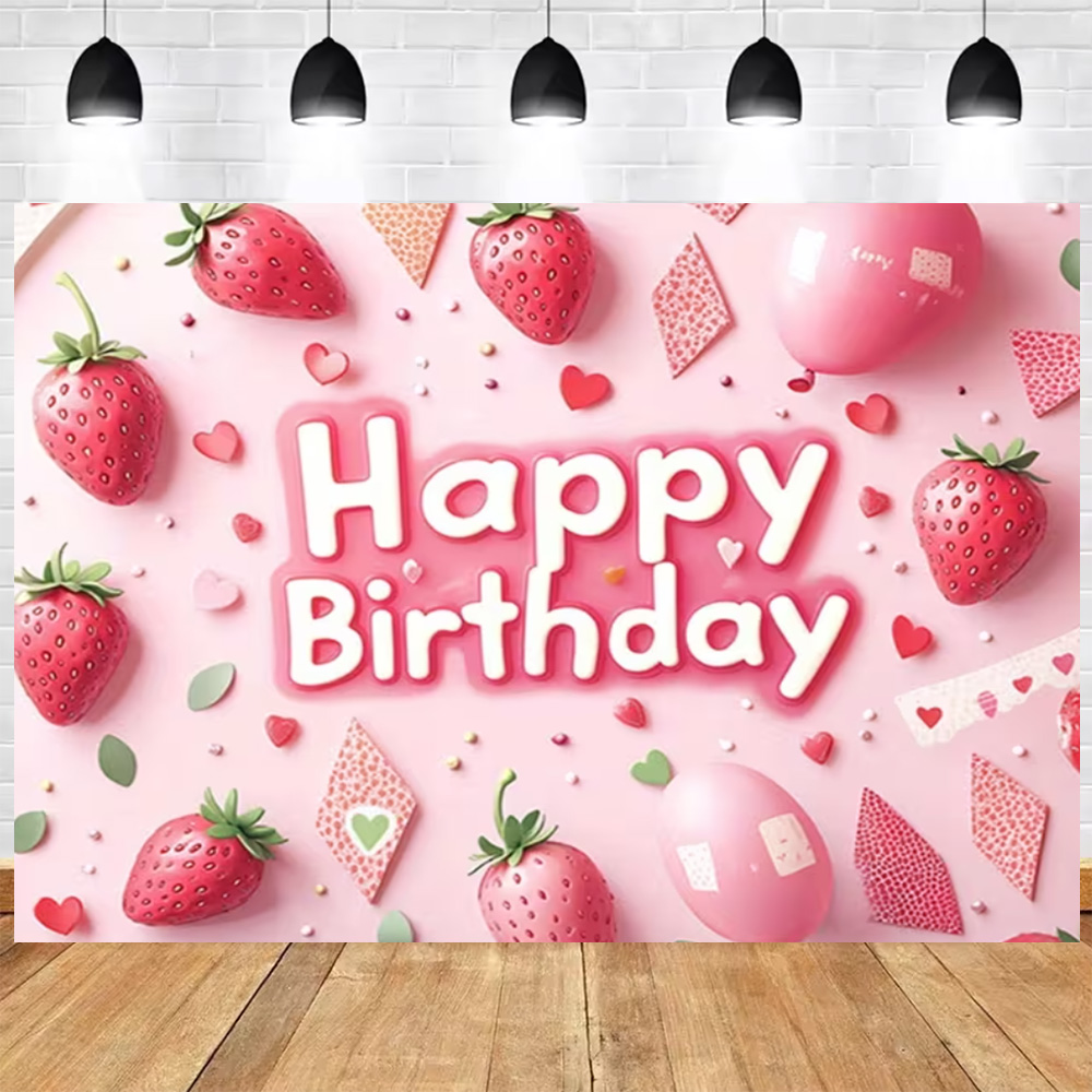 Doce morango feliz aniversário - Photography Cheat Sheet avaliação e preço