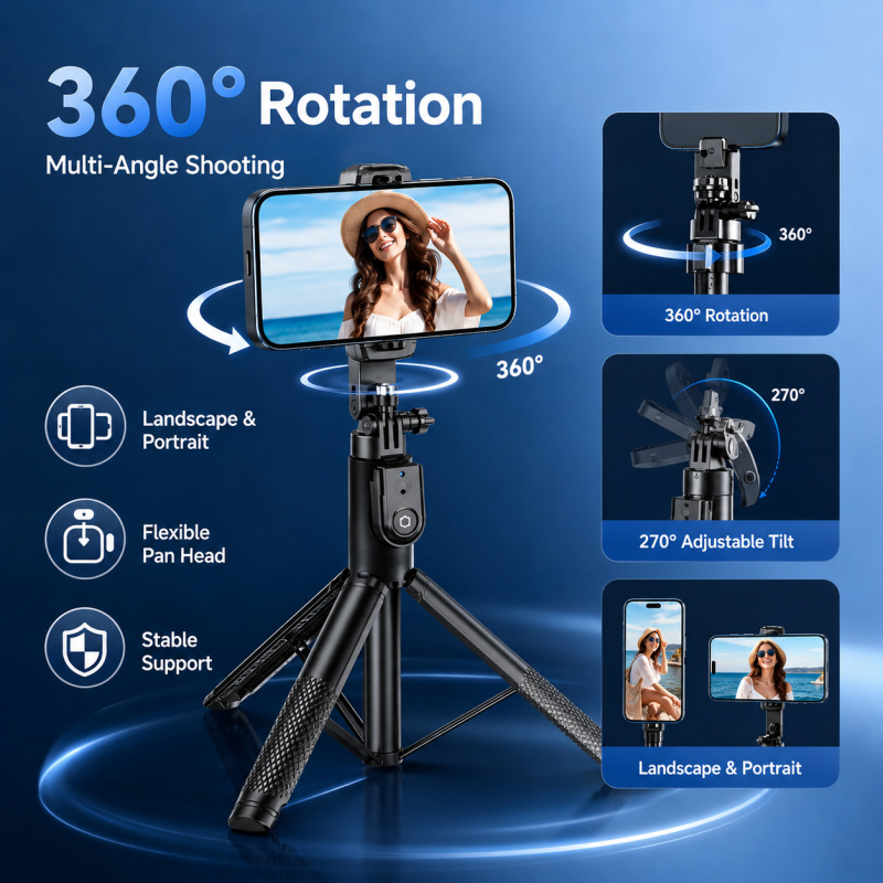 Tripé de selfie Bluetooth 2M c - Photography Basics avaliação e preço