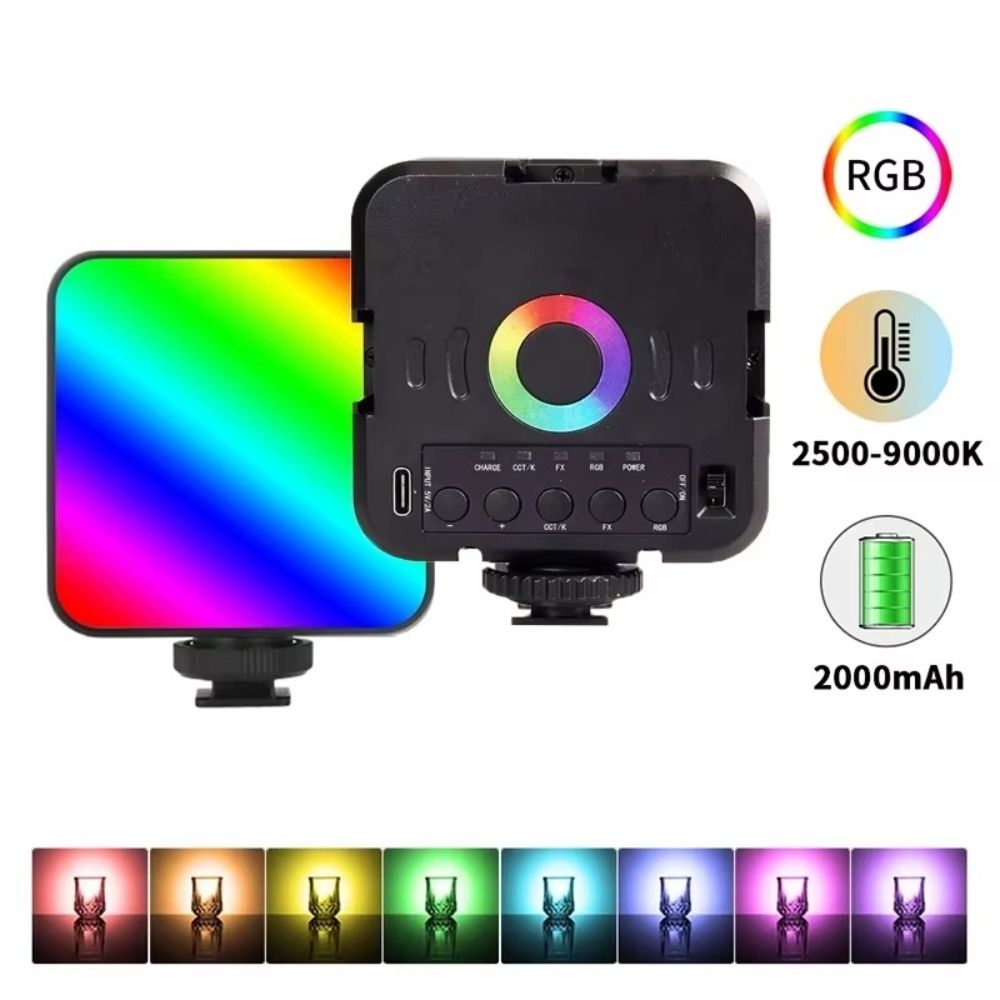 Luz de vídeo LED recarregável, - Photography Videos Free avaliação e preço