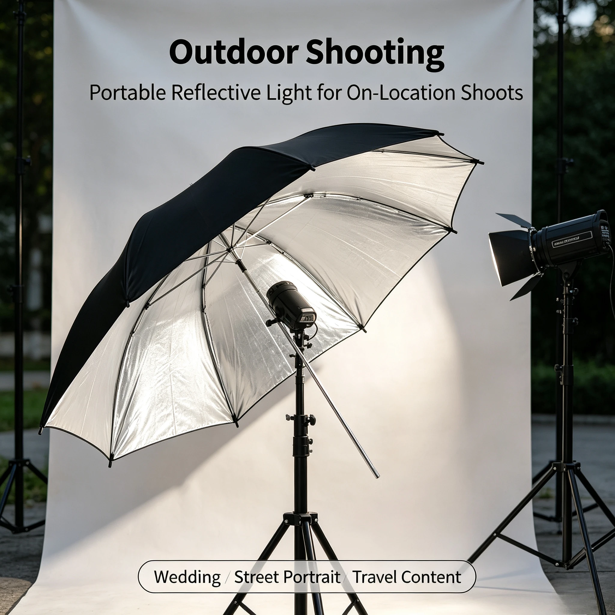 Guarda-chuva Refletor Preto Du - Photography Umbrella avaliação e preço