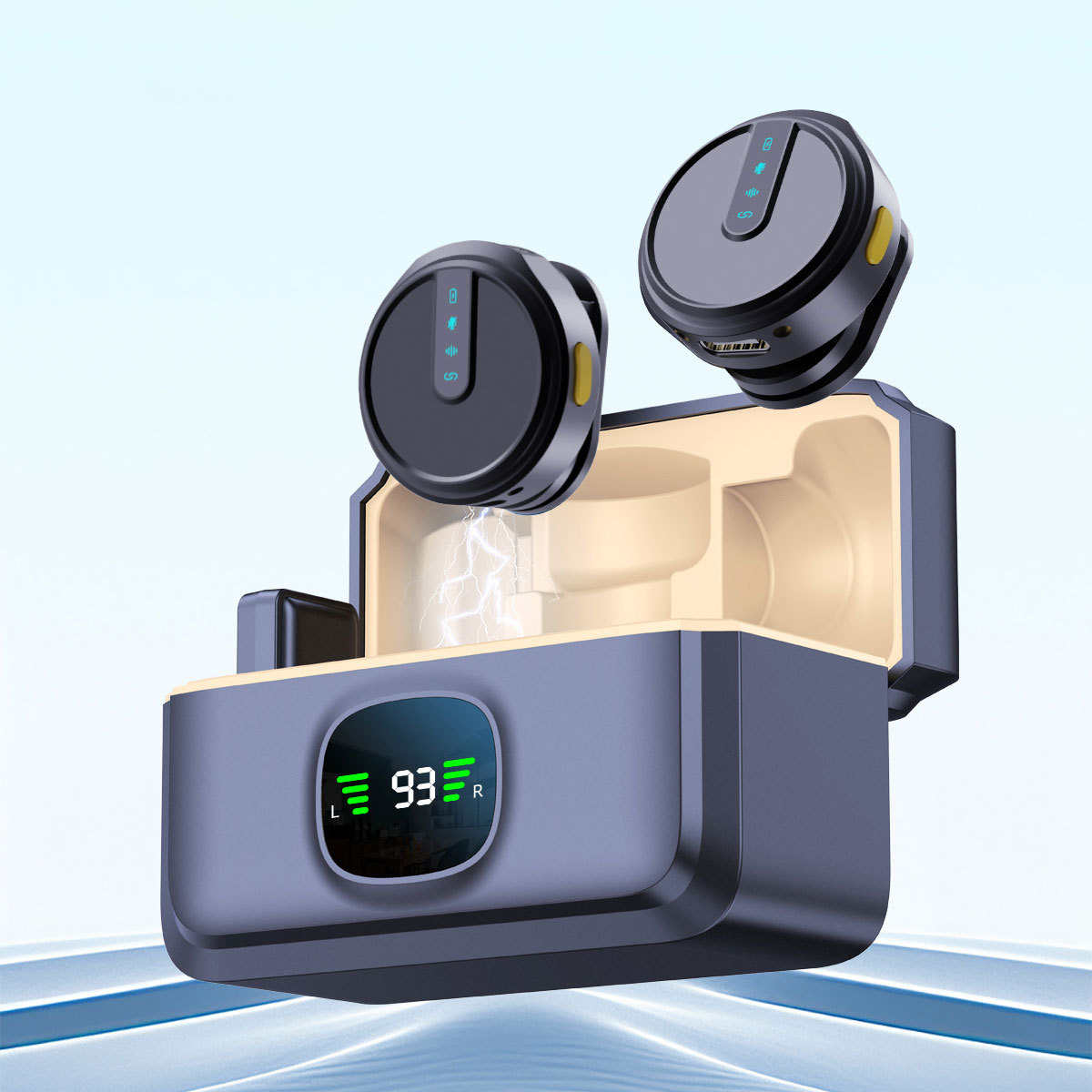 Microfone Lavalier Sem Fio par - Photography Videos Free avaliação e preço