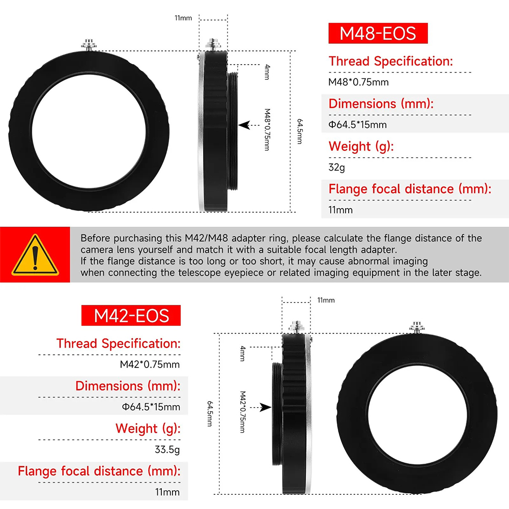 Adaptador de lente de câmera E - Lens Adapter Ring avaliação e preço