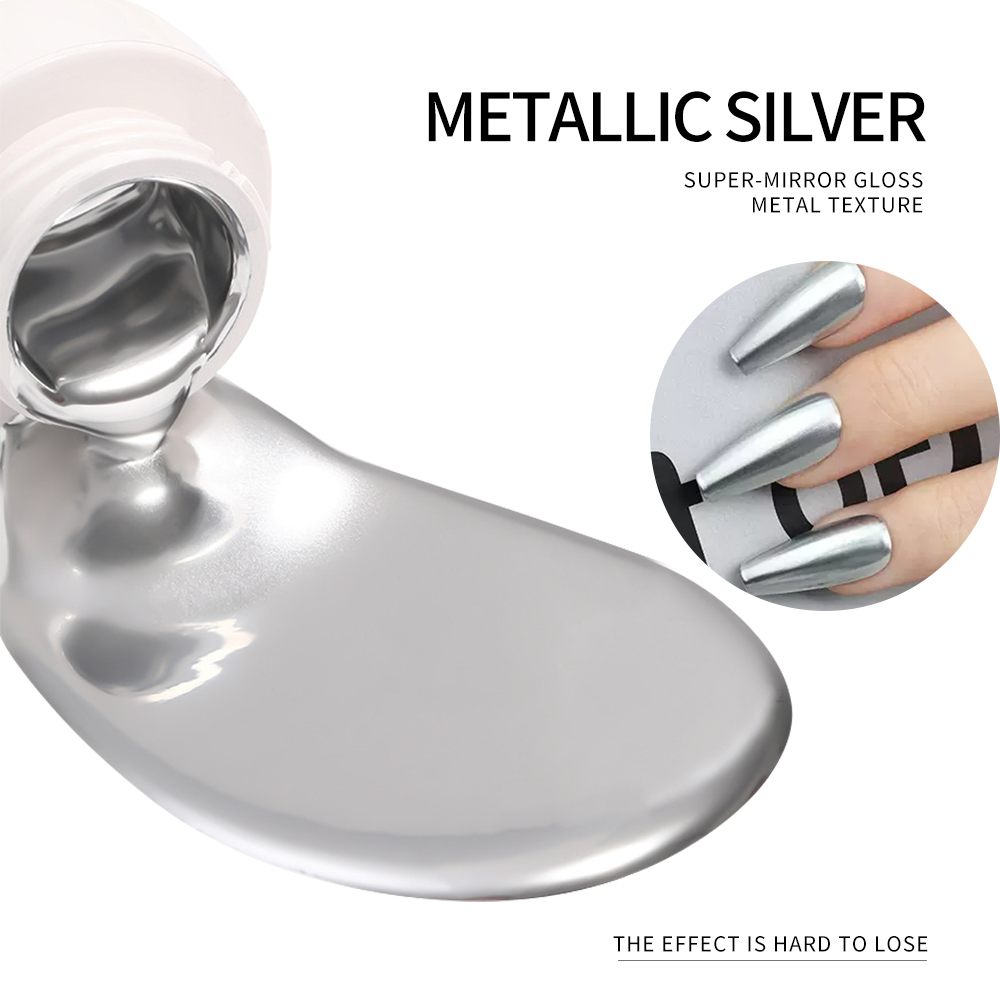 Esmalte em gel metálico prata  - Photography Design avaliação e preço