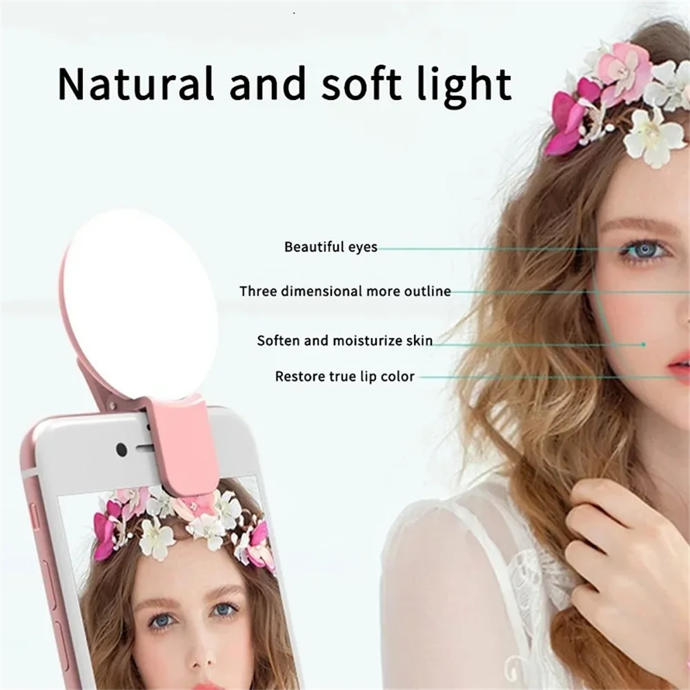 Mini Ring Light Portátil para  - Photography Videos Free avaliação e preço