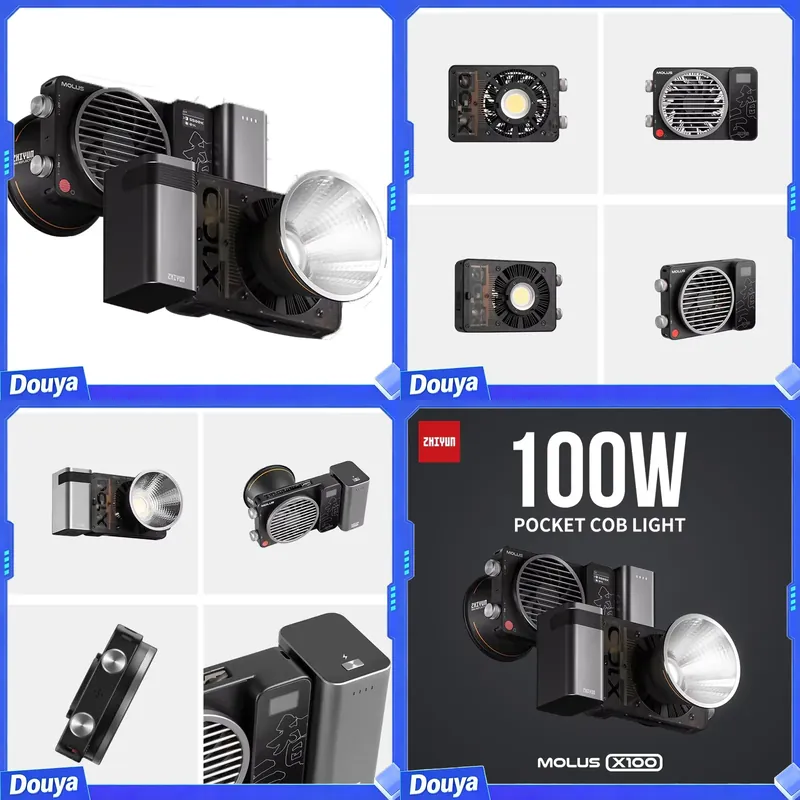 ZHIYUN Molus X100 Luz LED COB  - Photography Videos Free avaliação e preço