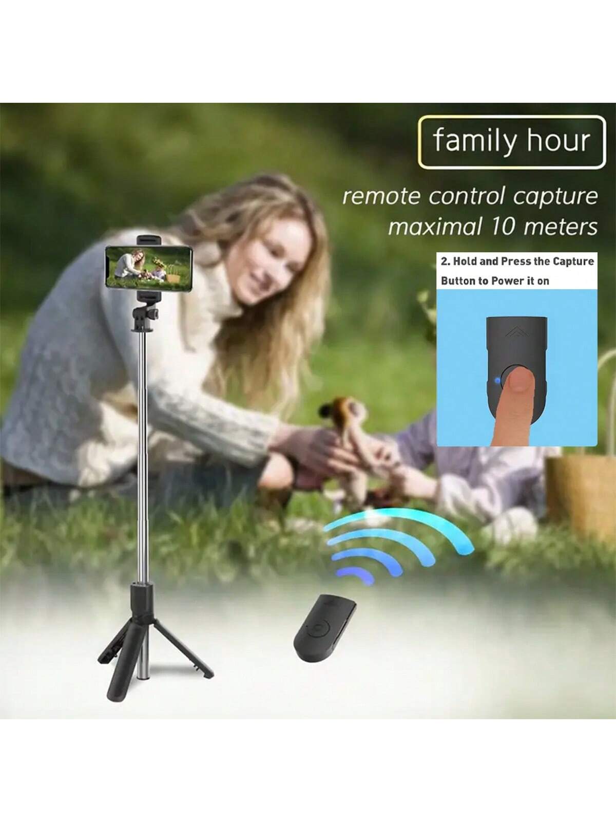 1pc selfie vara sem fio selfie - Photography Basics avaliação e preço
