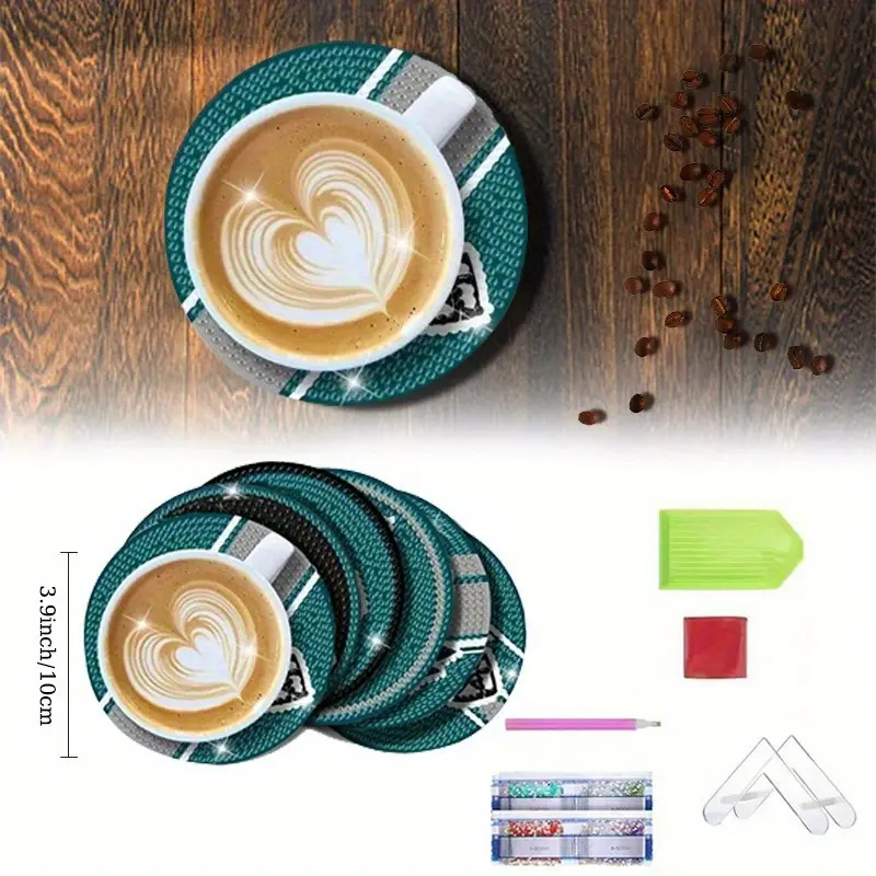 Conjunto de 6 Porta-Copos de M - Photography Geometry avaliação e preço