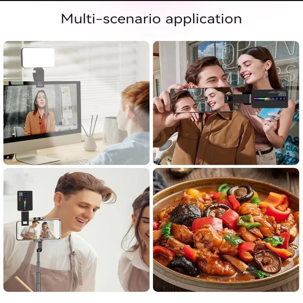 Luz de vídeo LED RGB com inten - Photography Videos Free avaliação e preço